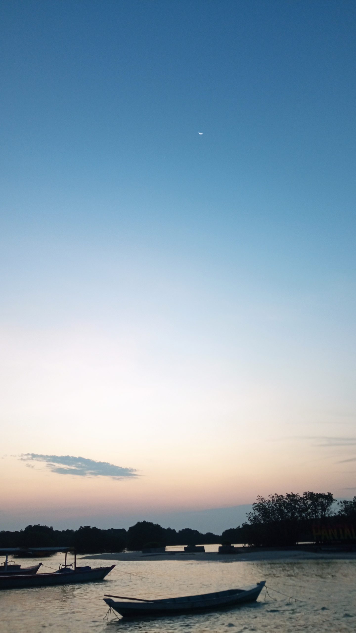 Sunset di Dermaga Kepulauan Seribu