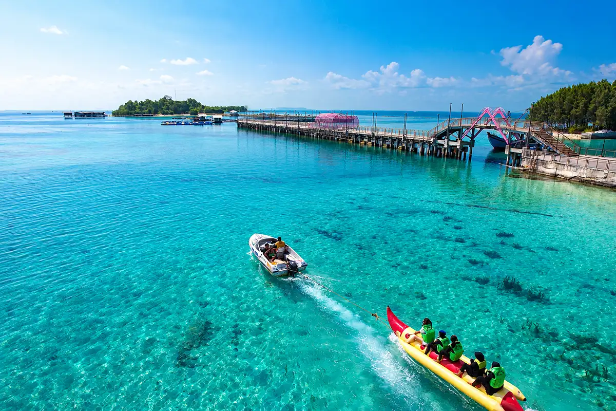 jembatan cinta pulau tidung kepulauan seribu