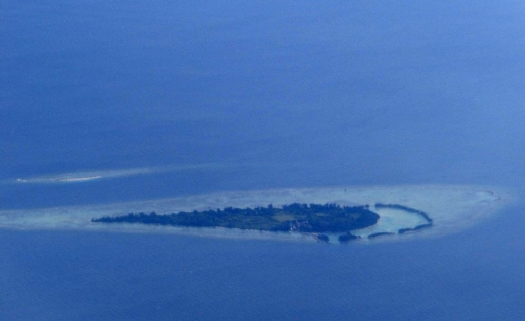 Pulau Payung dari Udara
