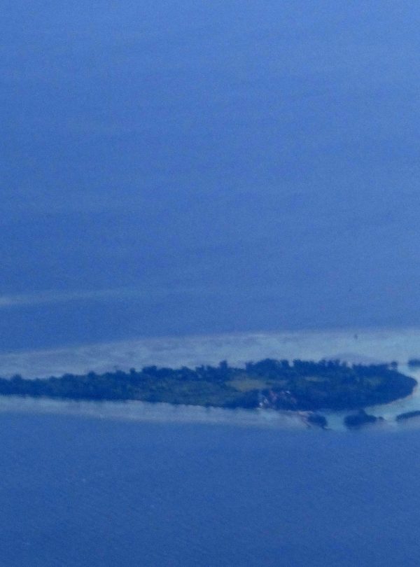 Pulau Payung dari Udara