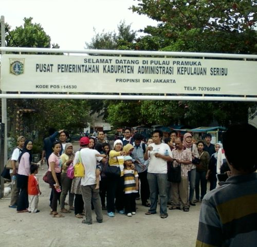 Gerbang Selamat Datang Pulau Pramuka